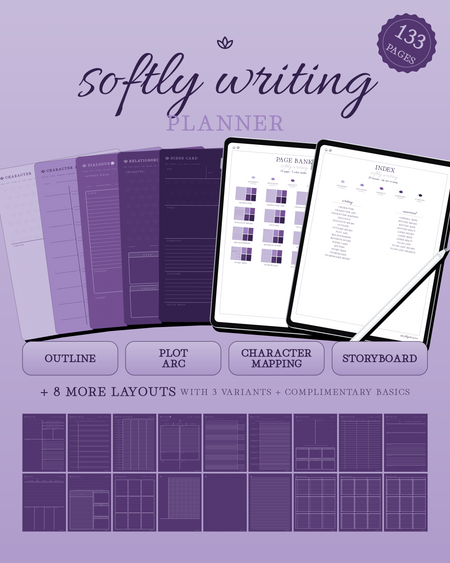 Softly Writing Planner — Amethyst