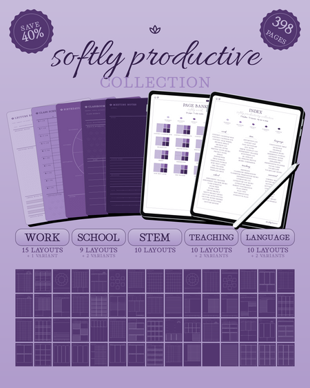 Softly Productive Collection — Amethyst