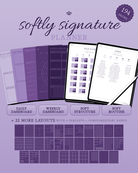 Softly Signature Planner — Amethyst