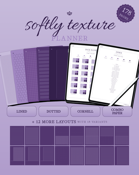 Softly Texture Planner — Amethyst