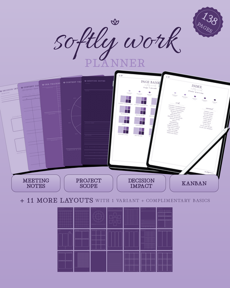 Softly Work Planner — Amethyst