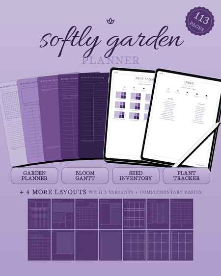 Softly Garden Planner — Amethyst