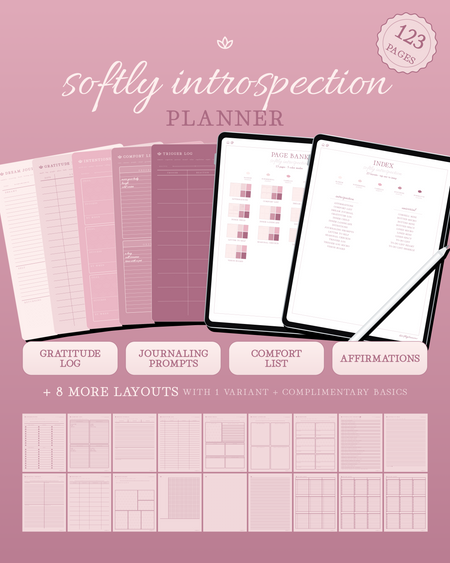 Softly Introspection Planner — Blush