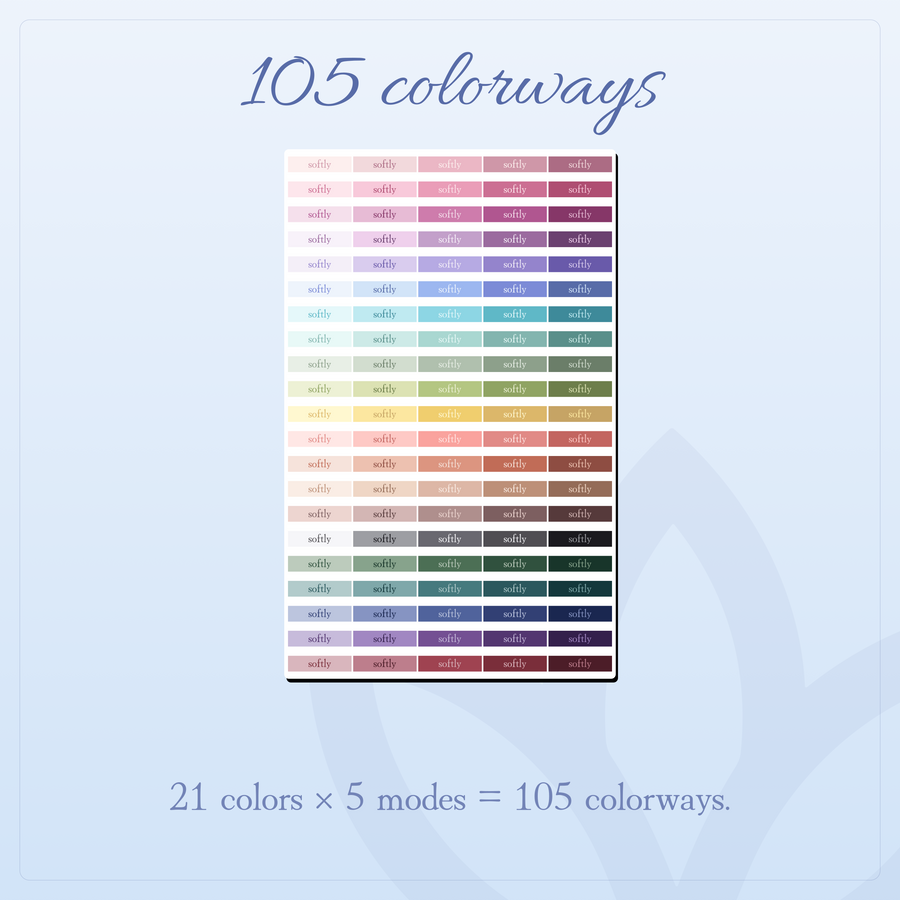 Softly · colsys-colorways