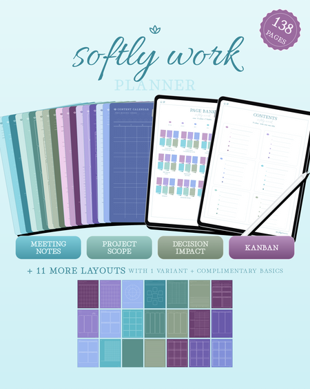 Softly Work Planner — Cove