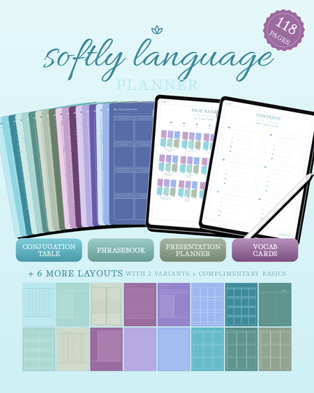 Softly Language Planner — Cove