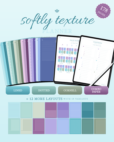 Softly Texture Planner — Cove