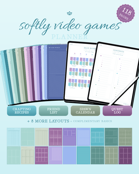 Softly Video Games Planner — Cove