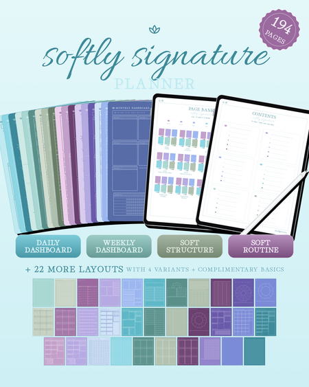 Softly Signature Planner — Cove