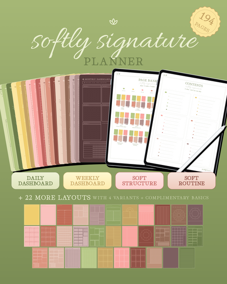 Softly Signature Planner — Desert