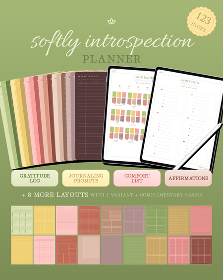 Softly Introspection Planner — Desert