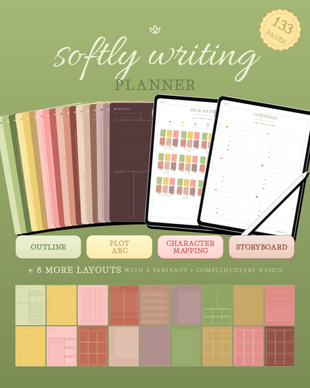 Softly Writing Planner — Desert