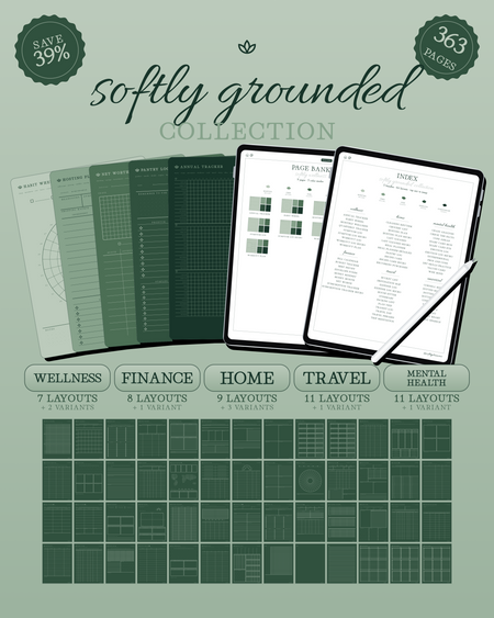 Softly Grounded Collection — Emerald