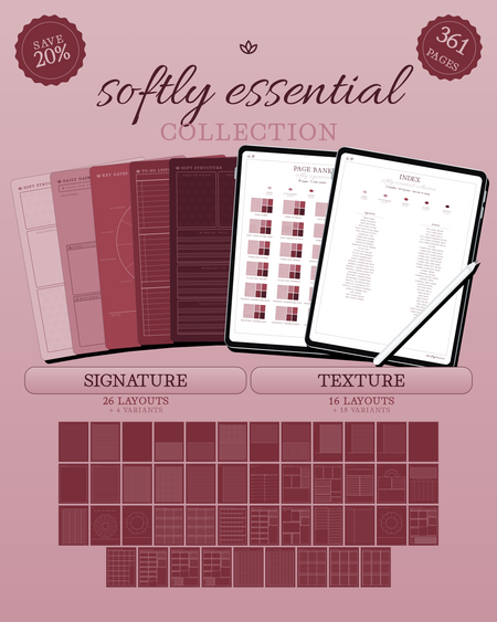 Softly Essential Collection — Garnet