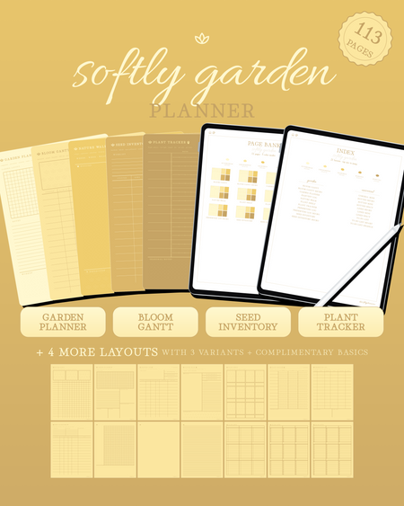 Softly Garden Planner — Lemon