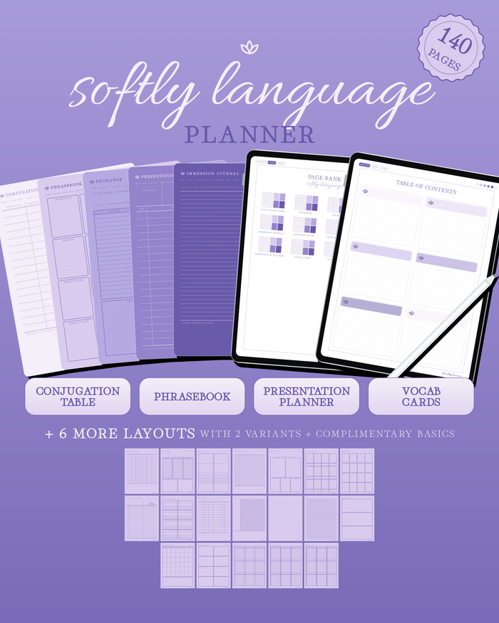 Softly Language Planner