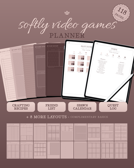 Softly Video Games Planner
