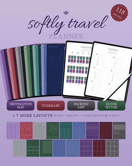 Softly Travel Planner — Nocturne