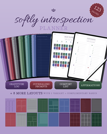 Softly Introspection Planner — Nocturne