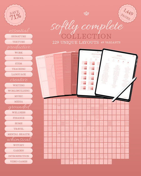 Softly Complete Collection — Peach