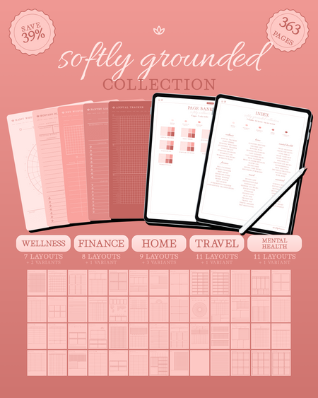 Softly Grounded Collection — Peach