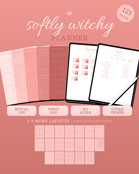 Softly Witchy Planner — Peach