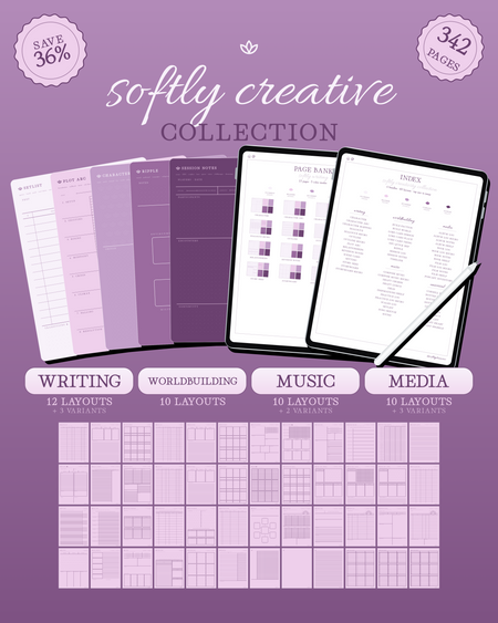 Softly Creative Collection — Plum