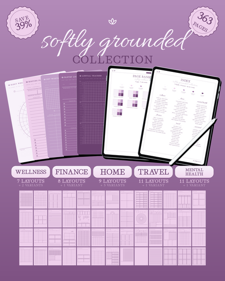 Softly Grounded Collection — Plum