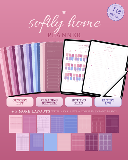 Softly Home Planner — Romance