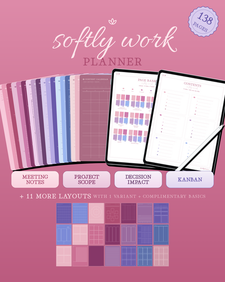 Softly Work Planner — Romance