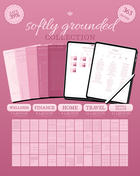 Softly Grounded Collection — Rose