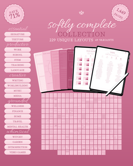 Softly Complete Collection — Rose