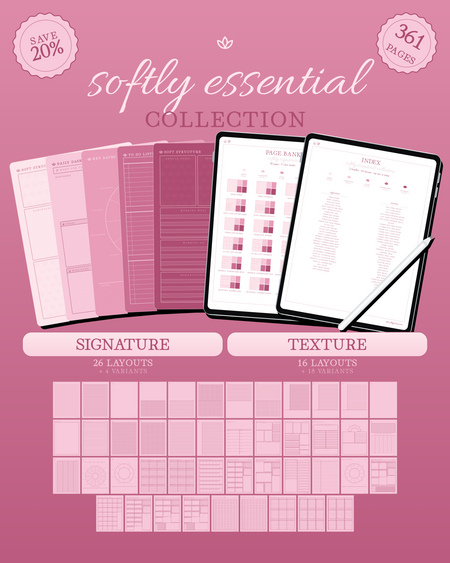 Softly Essential Collection — Rose