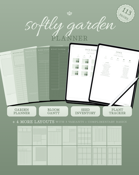 Softly Garden Planner — Sage