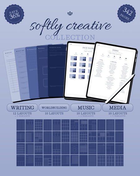 Softly Creative Collection — Sapphire