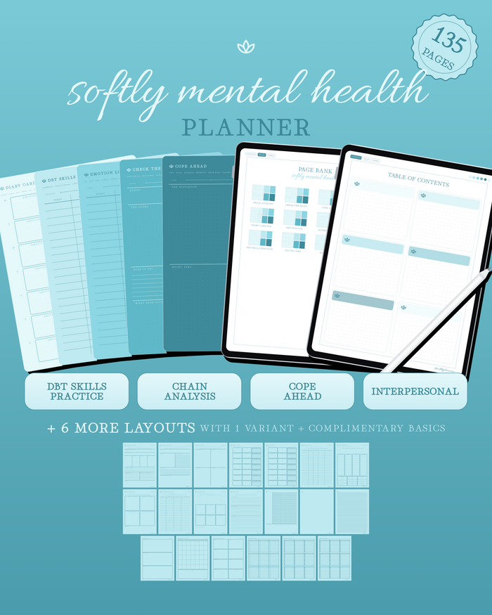 Softly Mental Health Planner