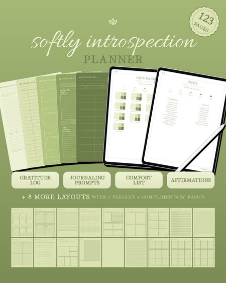 Softly Introspection Planner — Sencha