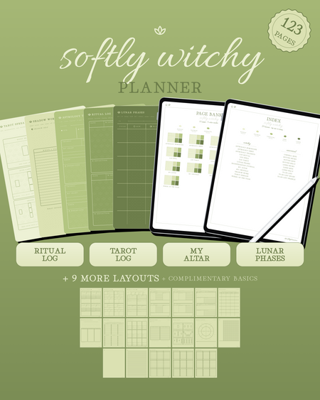 Softly Witchy Planner — Sencha