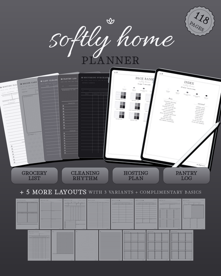 Softly Home Planner — Shadow