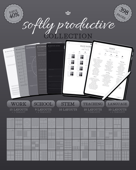 Softly Productive Collection — Shadow
