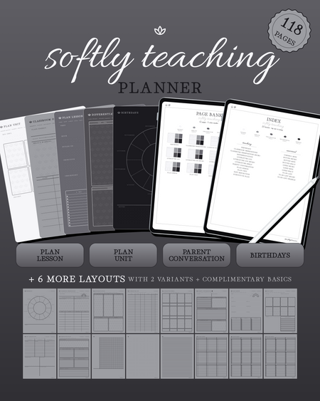 Softly Teaching Planner — Shadow