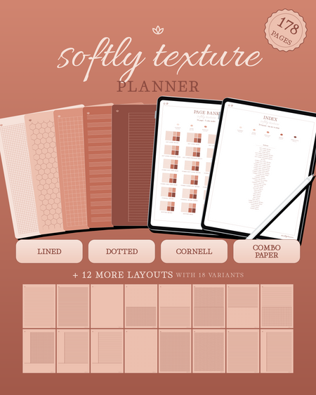 Softly Texture Planner — Sienna