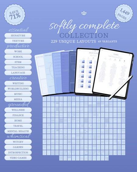 Softly Complete Collection — Sky