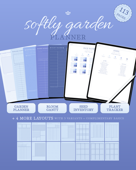 Softly Garden Planner — Sky