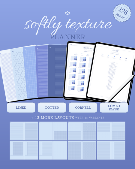 Softly Texture Planner — Sky