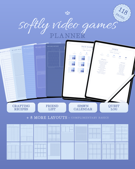 Softly Video Games Planner — Sky