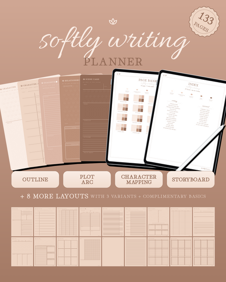 Softly Writing Planner — Tea
