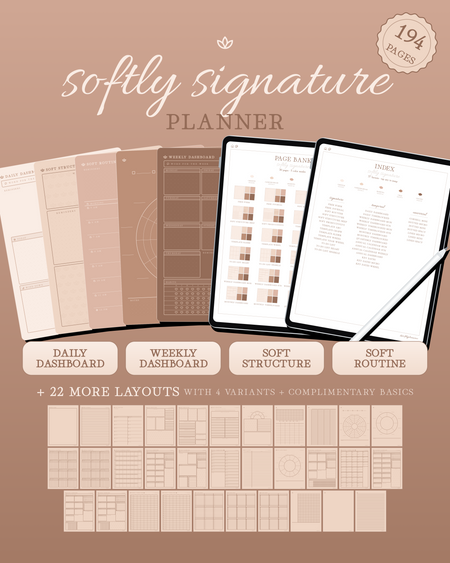 Softly Signature Planner — Tea