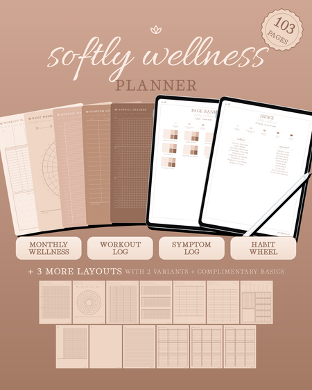 Softly Wellness Planner — Tea