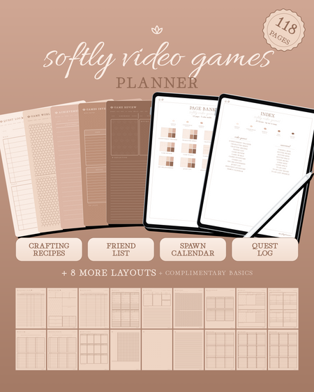 Softly Video Games Planner — Tea